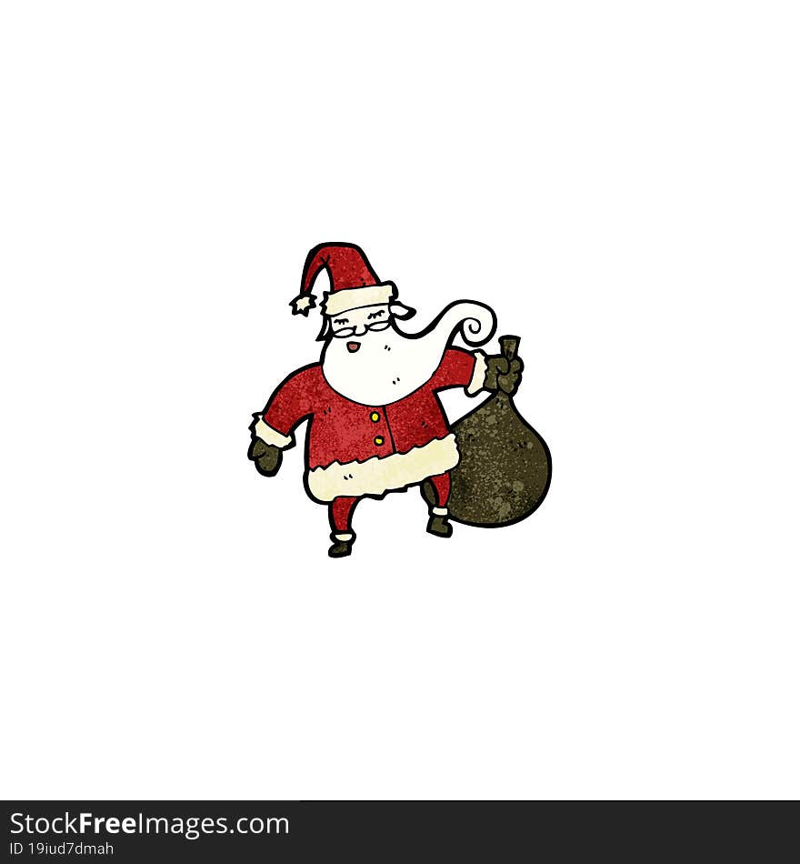 cartoon santa claus