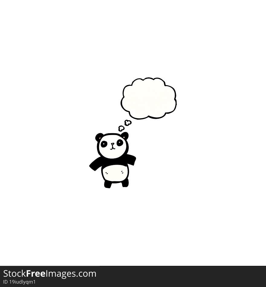 cute cartoon panda