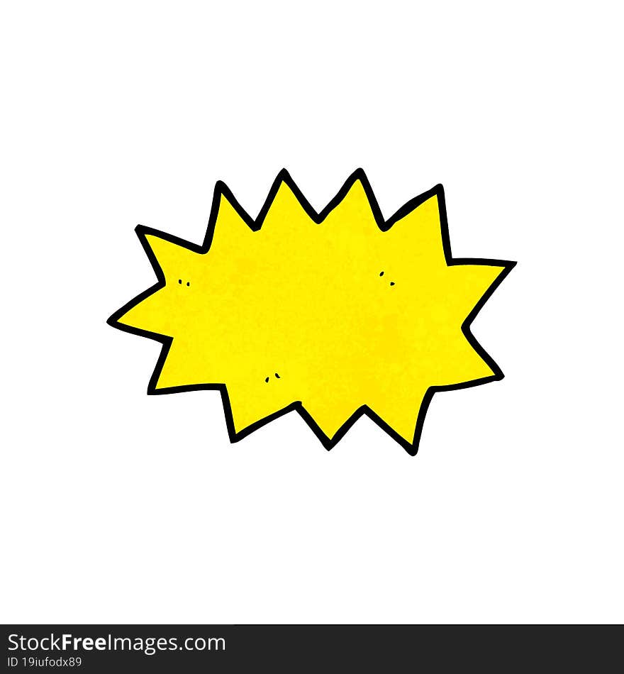 cartoon explosion symbol