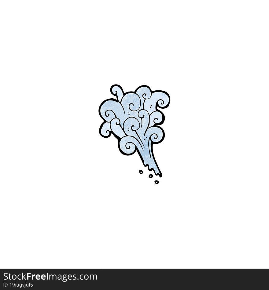 cartoon water splash design element