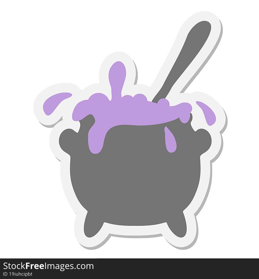 bubbling cauldron sticker