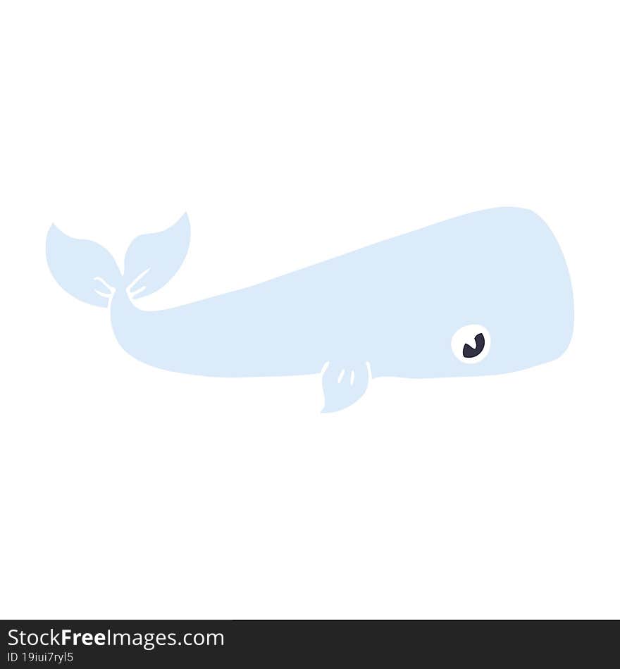 cartoon doodle sea whale