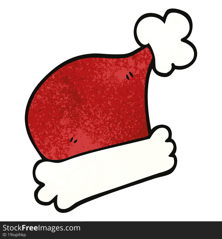 cartoon doodle christmas hats