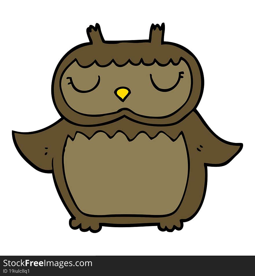 cartoon owl