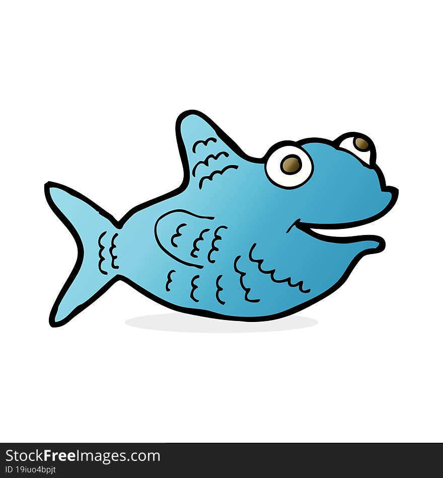 Cartoon Happy Fish