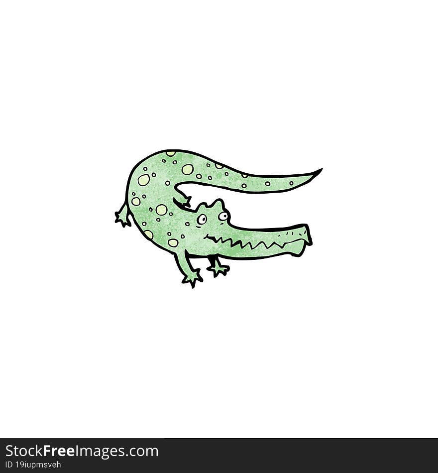 Cartoon Crocodile