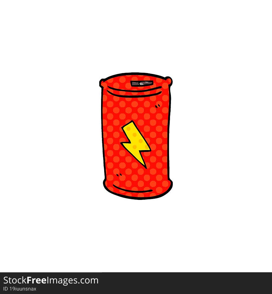 Cartoon Doodle Electric Battery