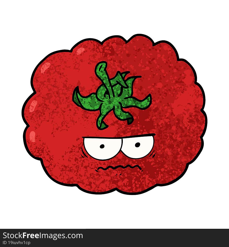 cartoon angry tomato. cartoon angry tomato