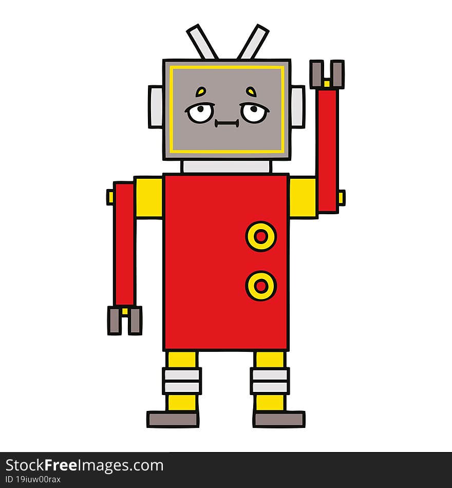 Cute Cartoon Robot