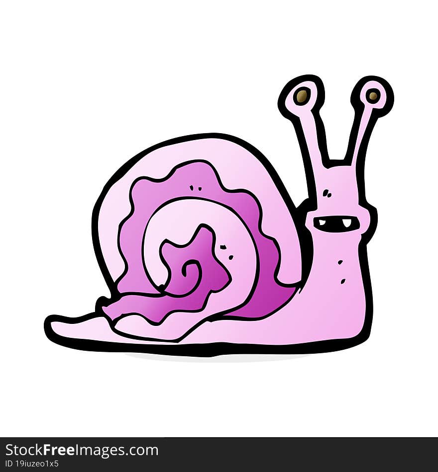 cartoon snail