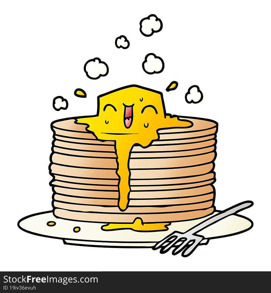 stack of tasty pancakes. stack of tasty pancakes