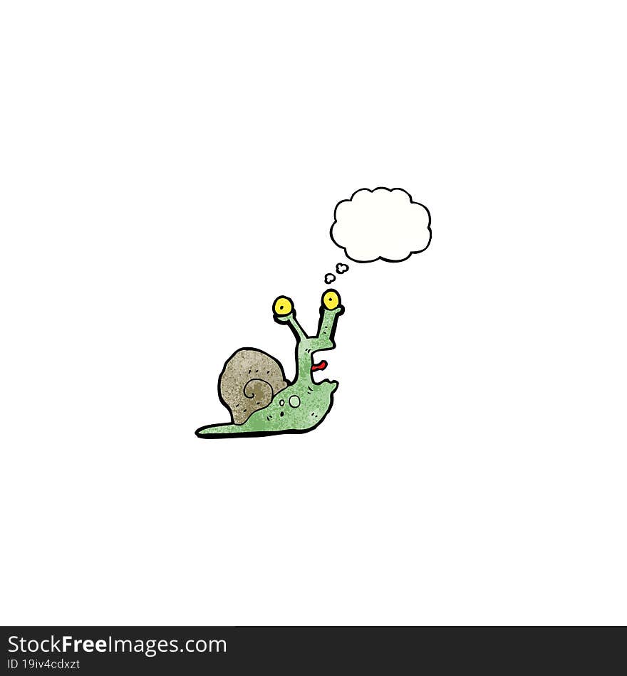 cartoon snail