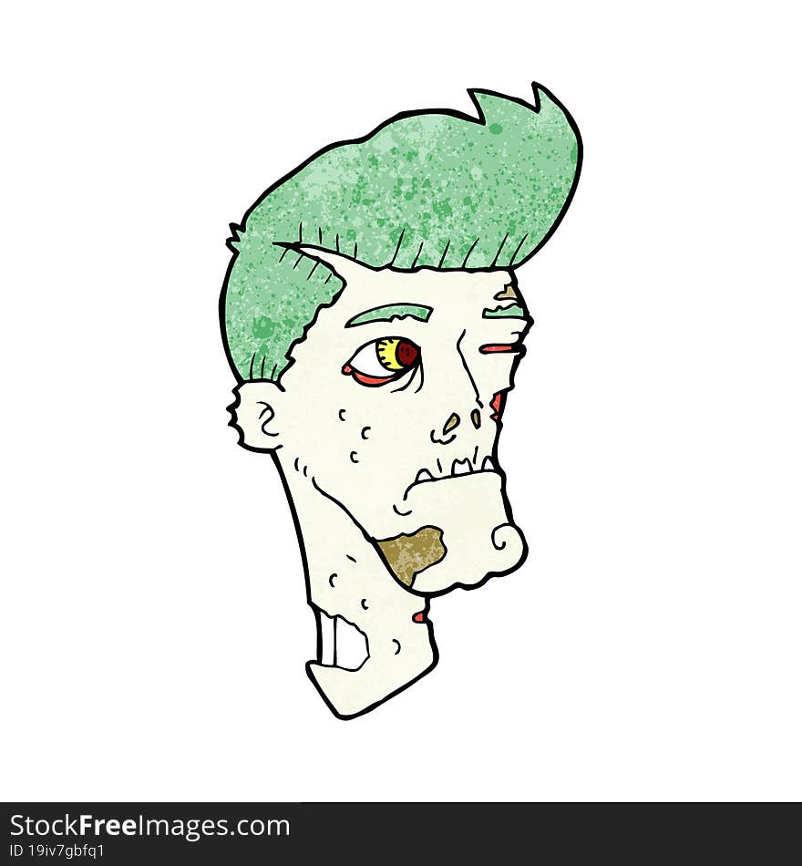 cartoon zombie