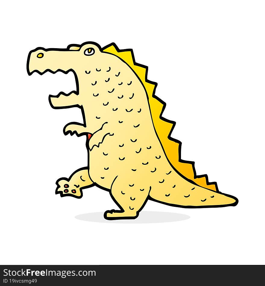 cartoon dinosaur