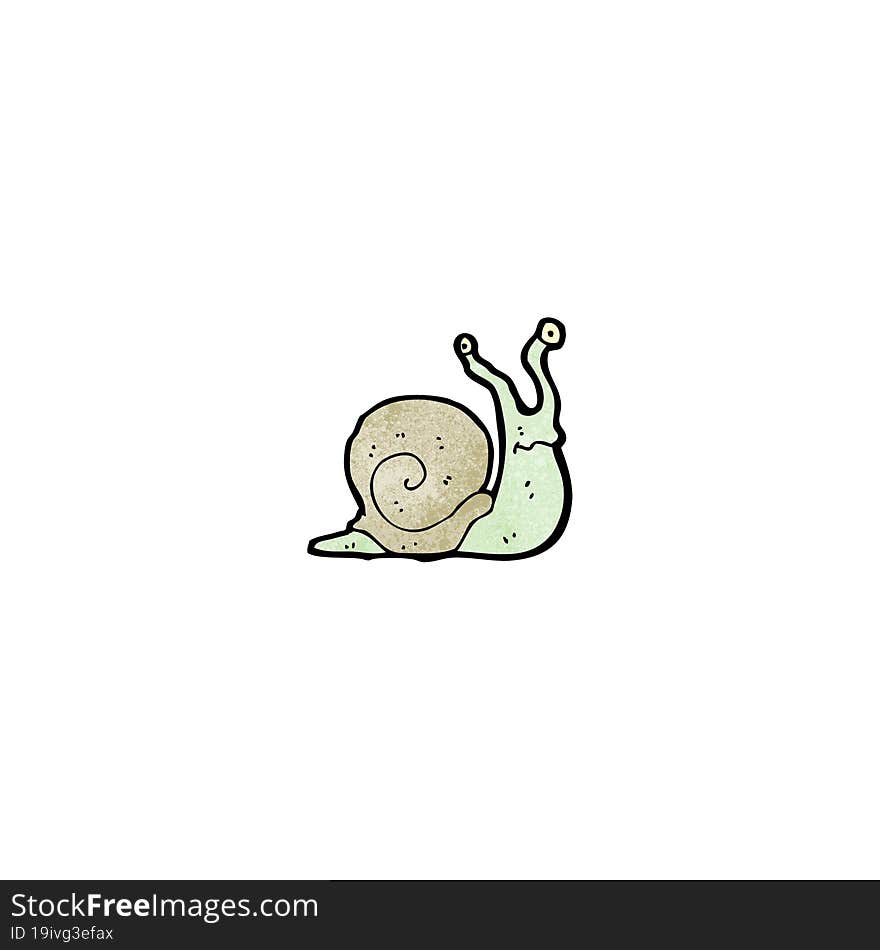 cartoon snail