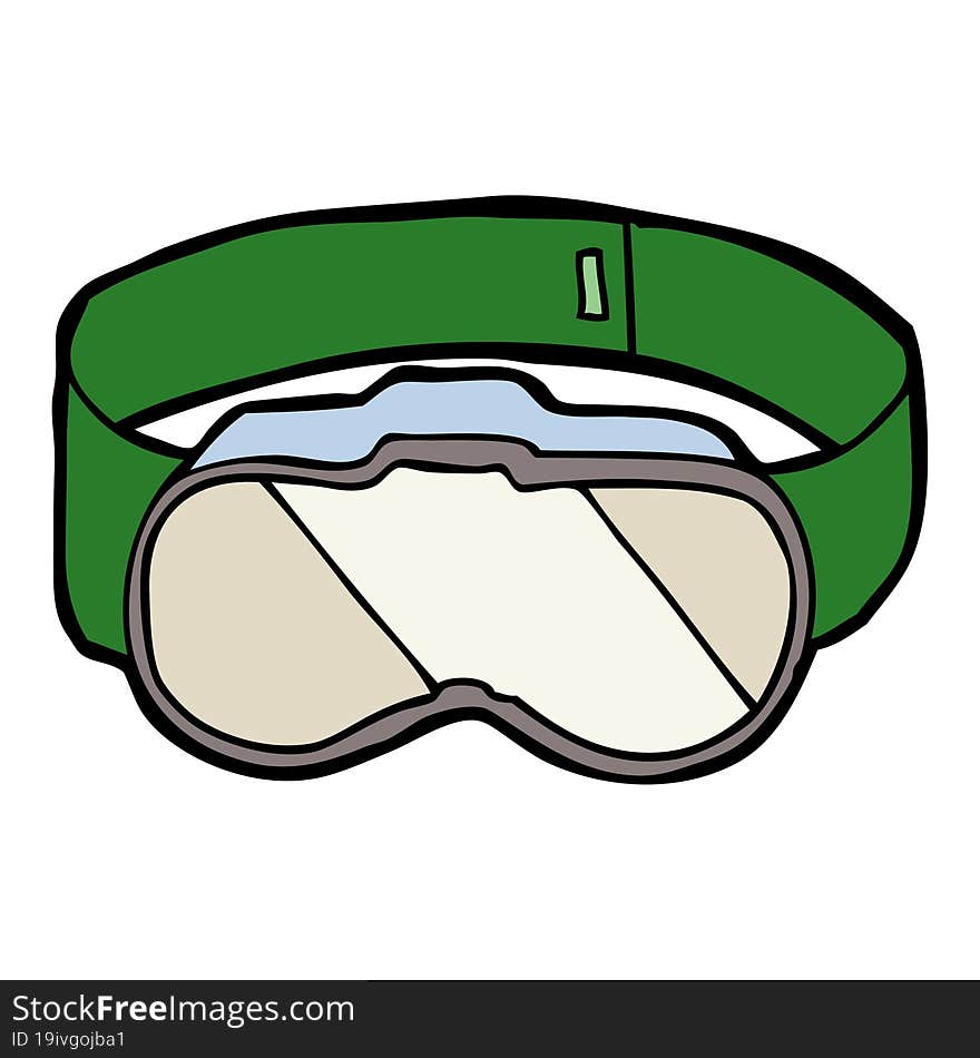 cartoon goggles