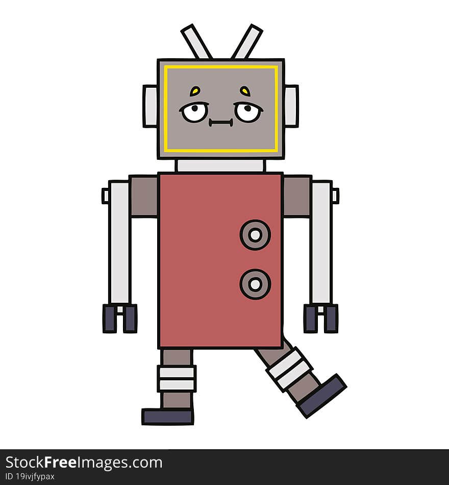 Cute Cartoon Robot