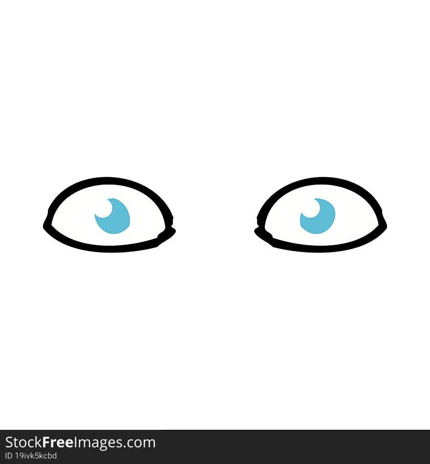 Cartoon Staring Eyes