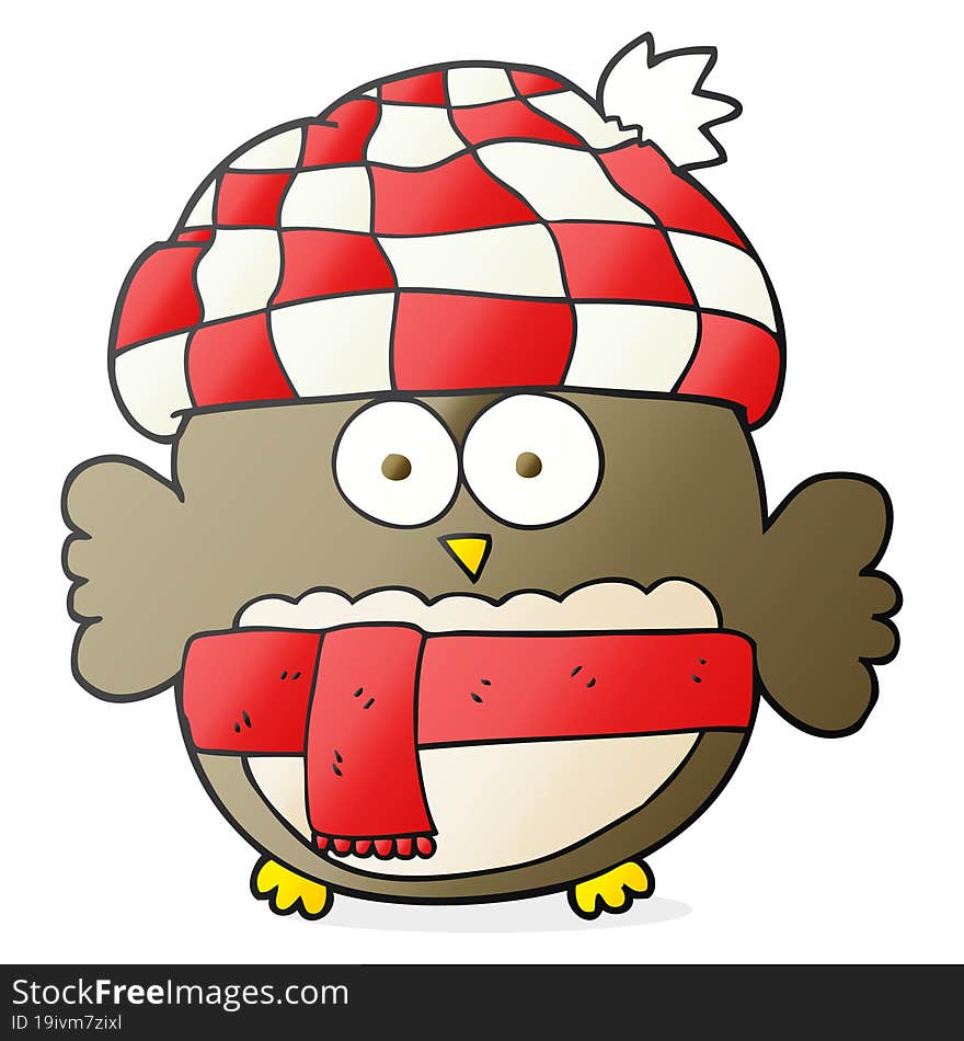 Cartoon Cute Owl