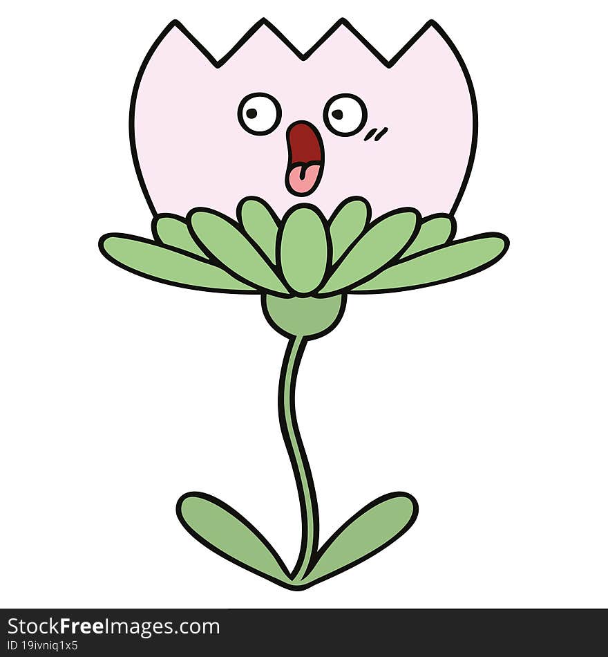 cute cartoon flower