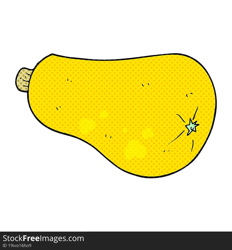 cartoon butternut squash