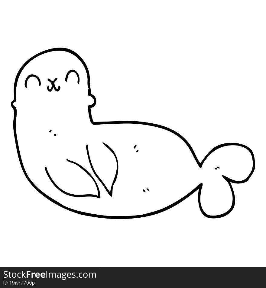 cartoon seal