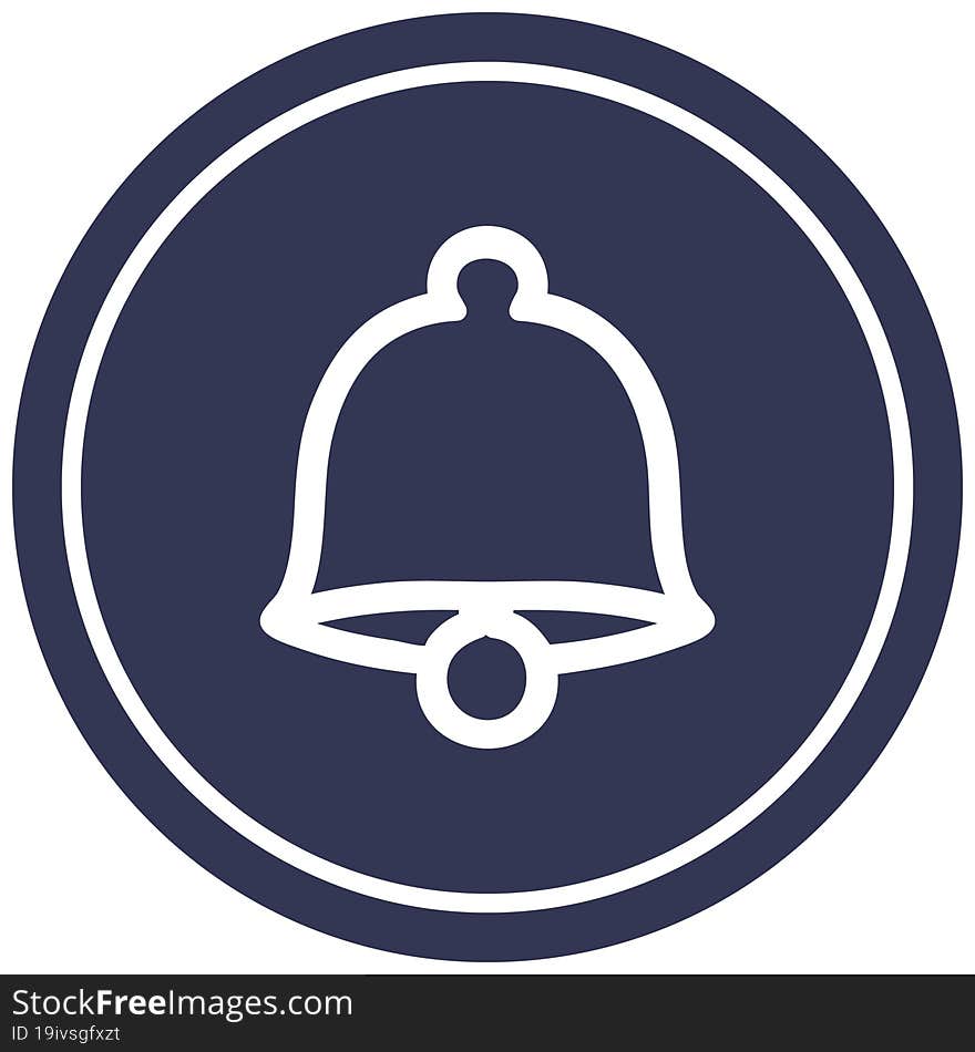 Old Bell Circular Icon