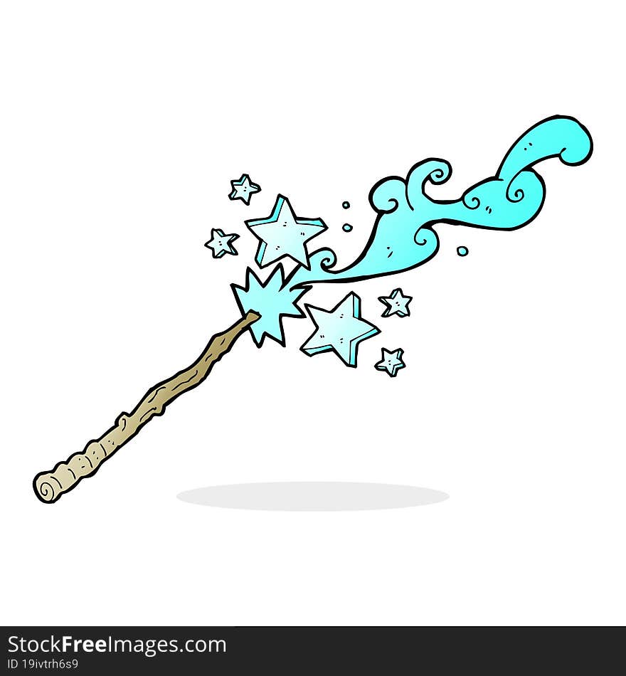 magic wand casting spell