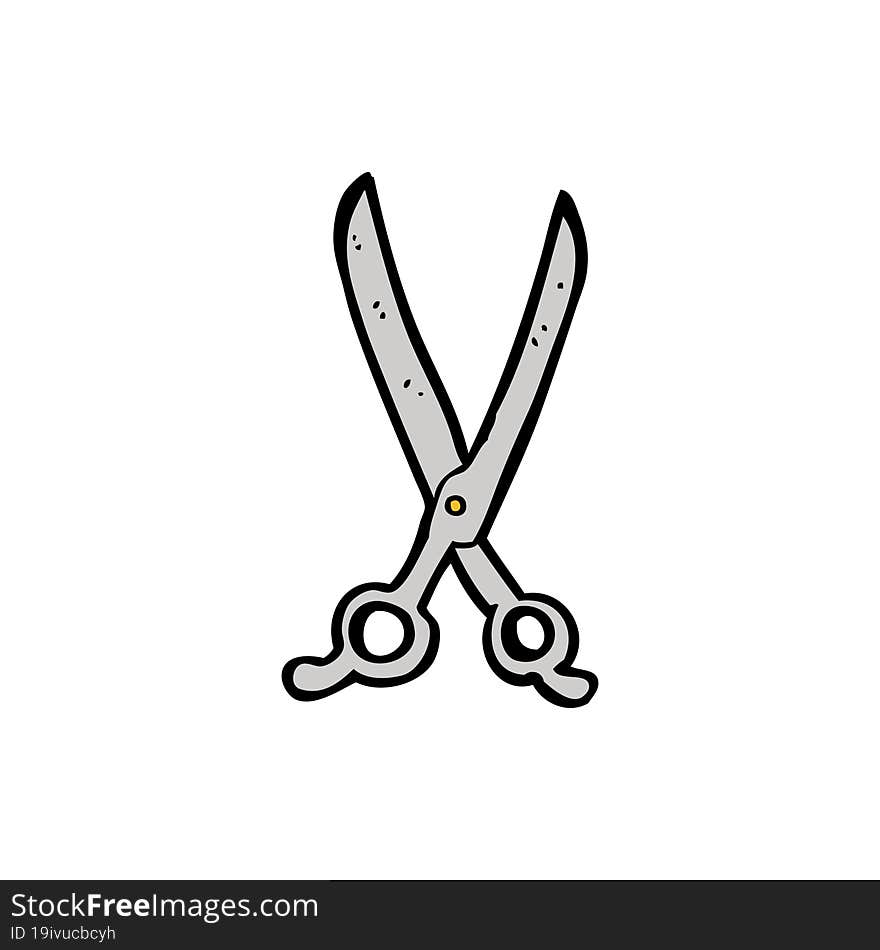 cartoon scissors