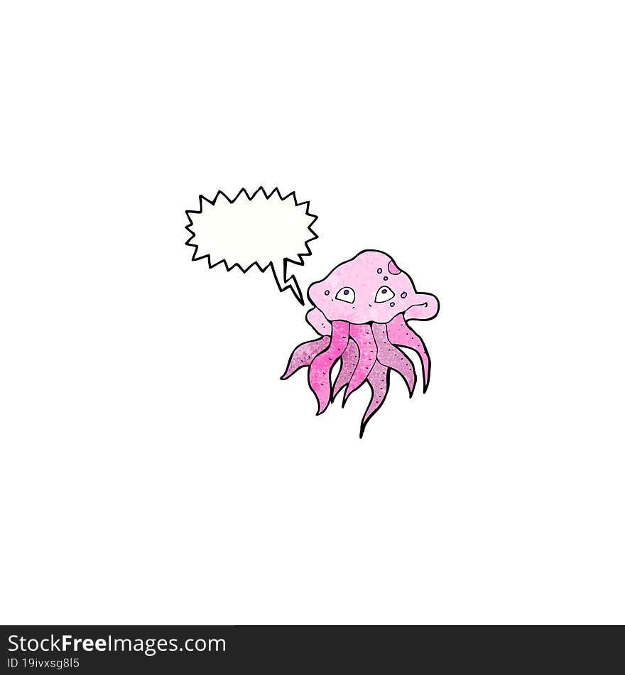 cartoon jellyfish