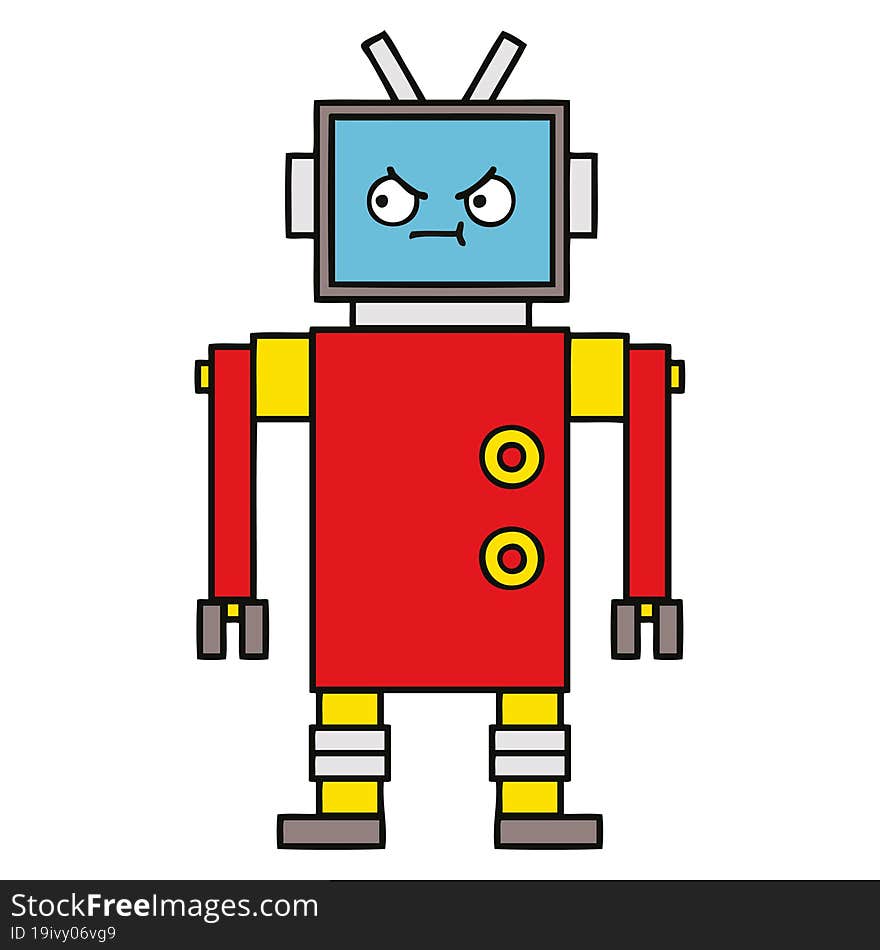 Cute Cartoon Robot