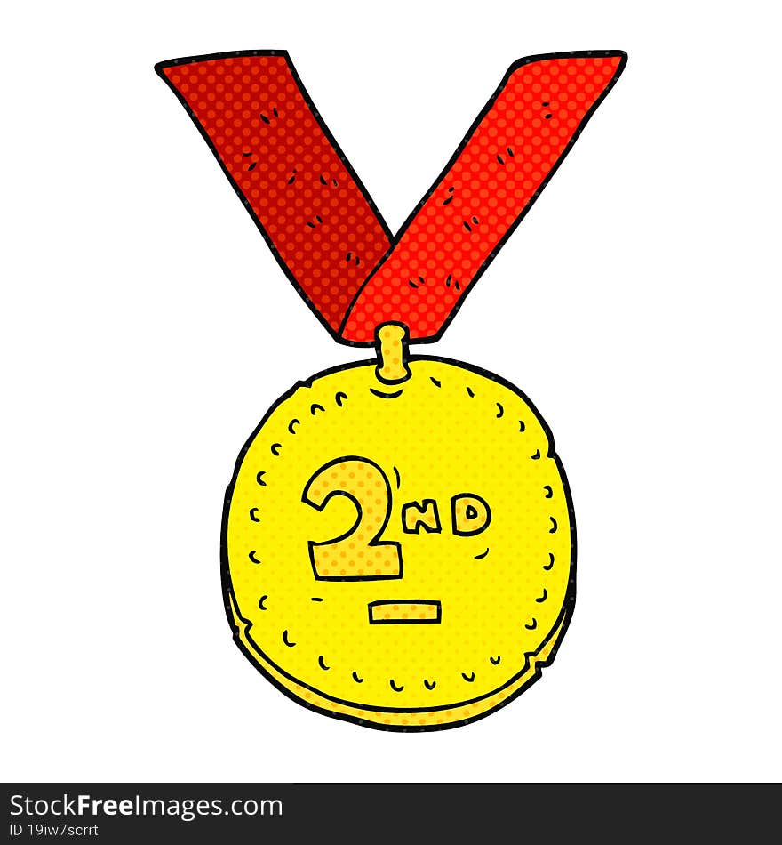 cartoon sports medal