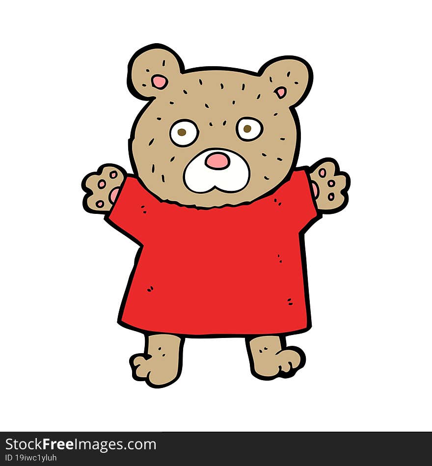 cartoon cute teddy bear