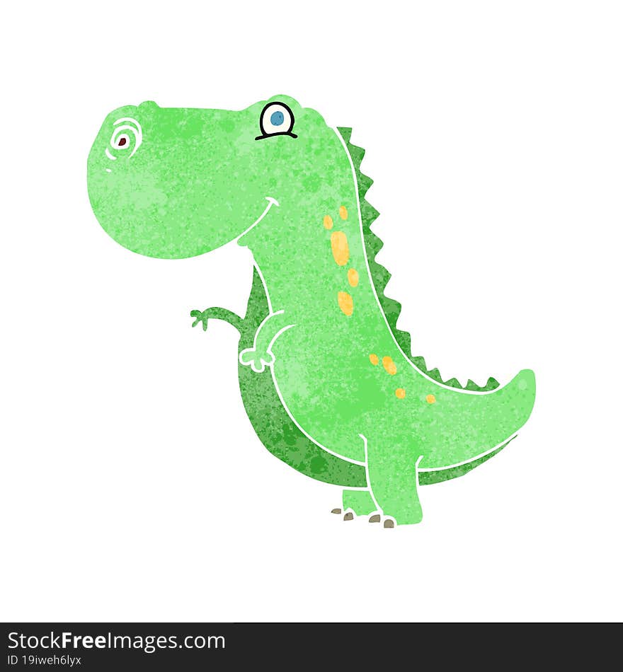 cartoon dinoaur