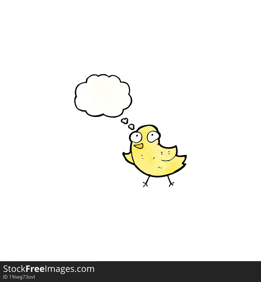 cartoon yellow bird