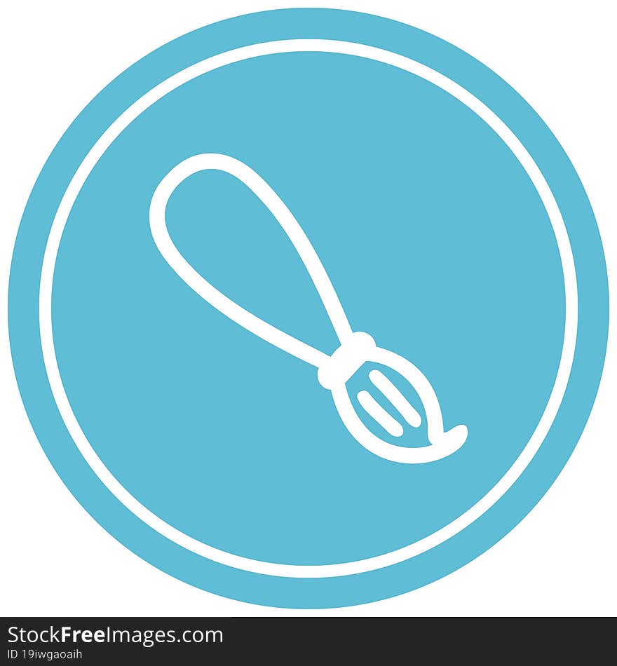 Paint Brush Circular Icon