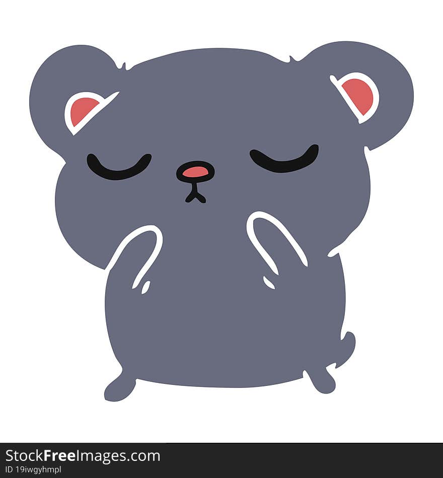 cartoon of a cute bear