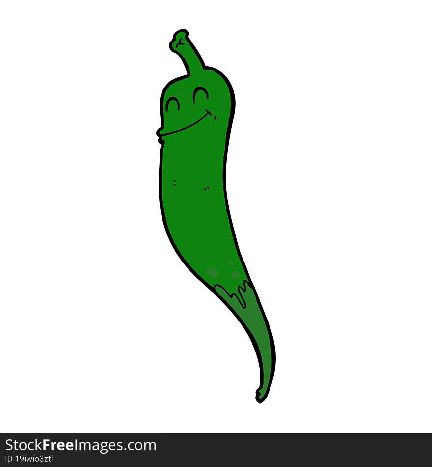 cartoon chili pepper