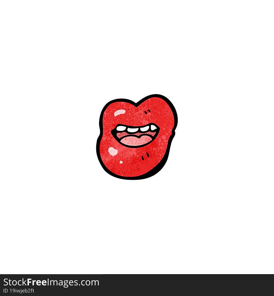 Cartoon Lips