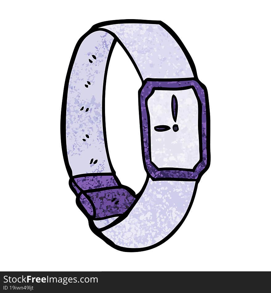 cartoon wrist watch. cartoon wrist watch