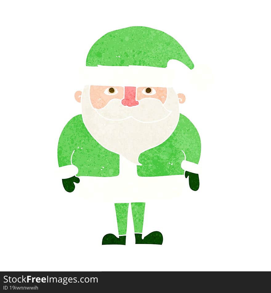 cartoon santa claus