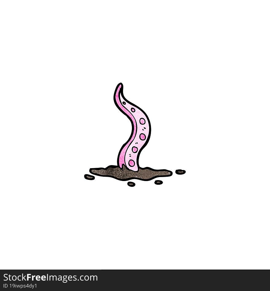 cartoon tentacle monster