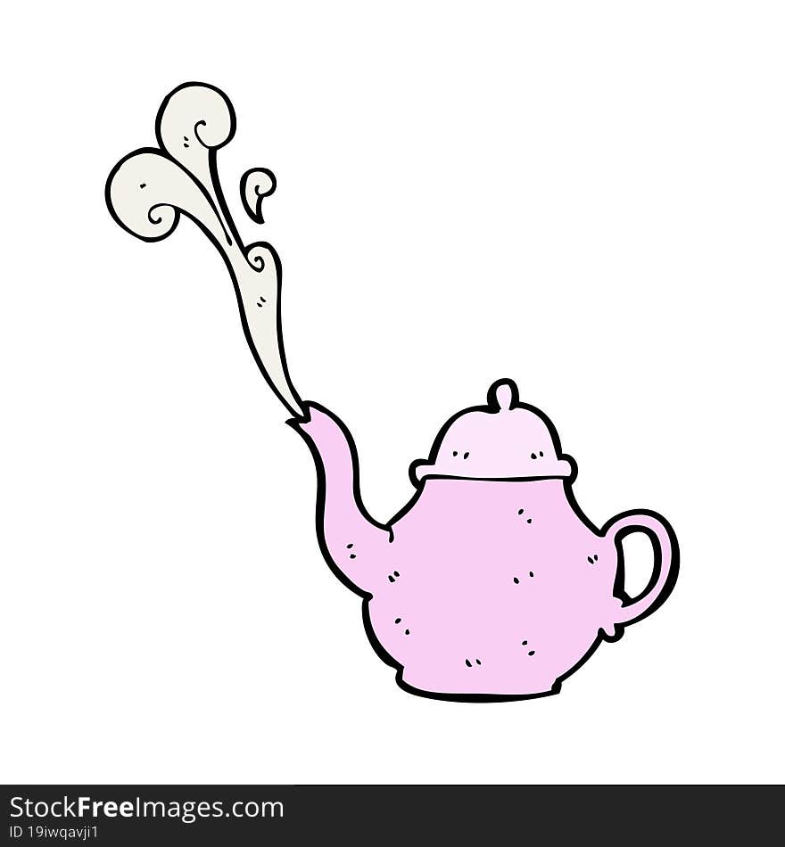 Cartoon Teapot