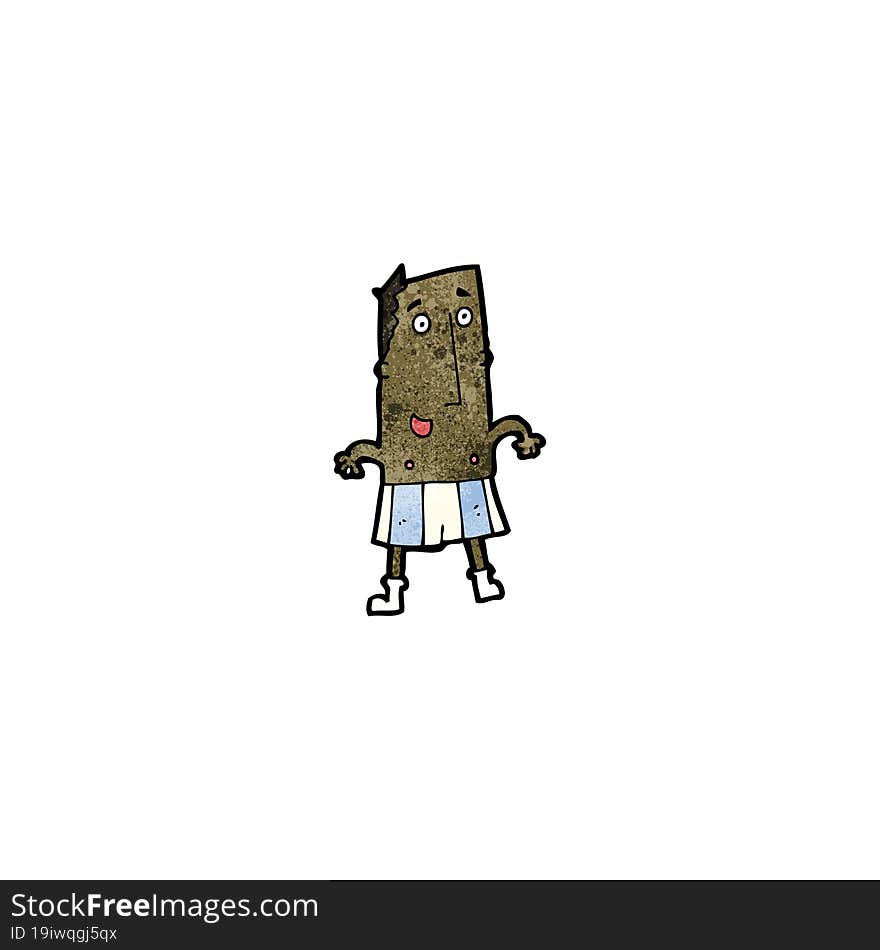 cartoon man in boxer shorts