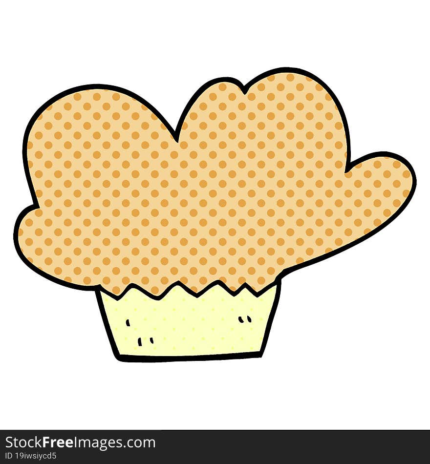 Cartoon Doodle Muffin