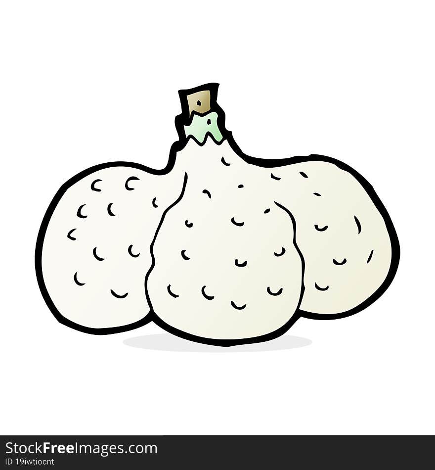 cartoon garlic