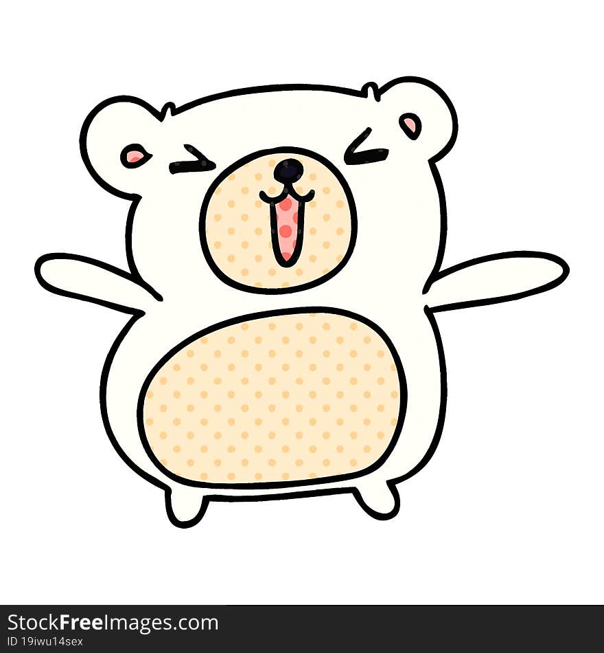 cartoon kawaii cute teddy bear