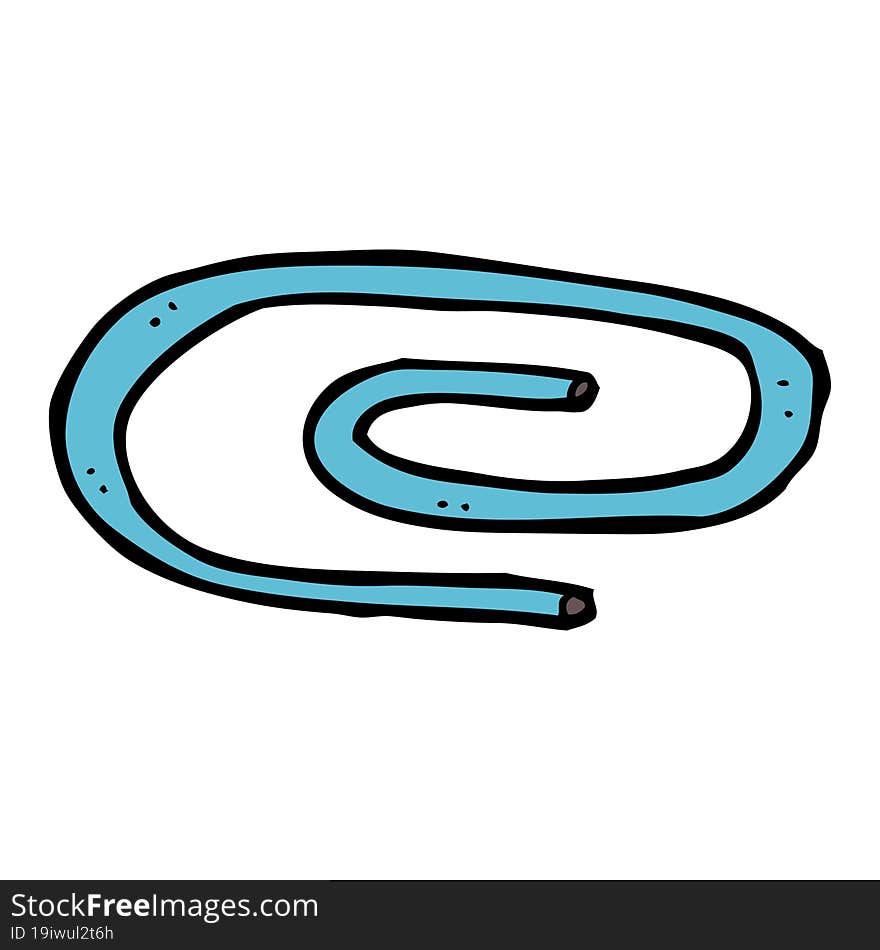 Cartoon Paperclip