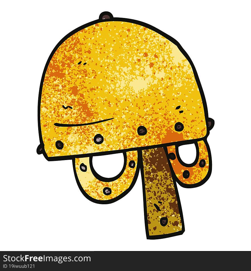 Cartoon Doodle Viking Helmet