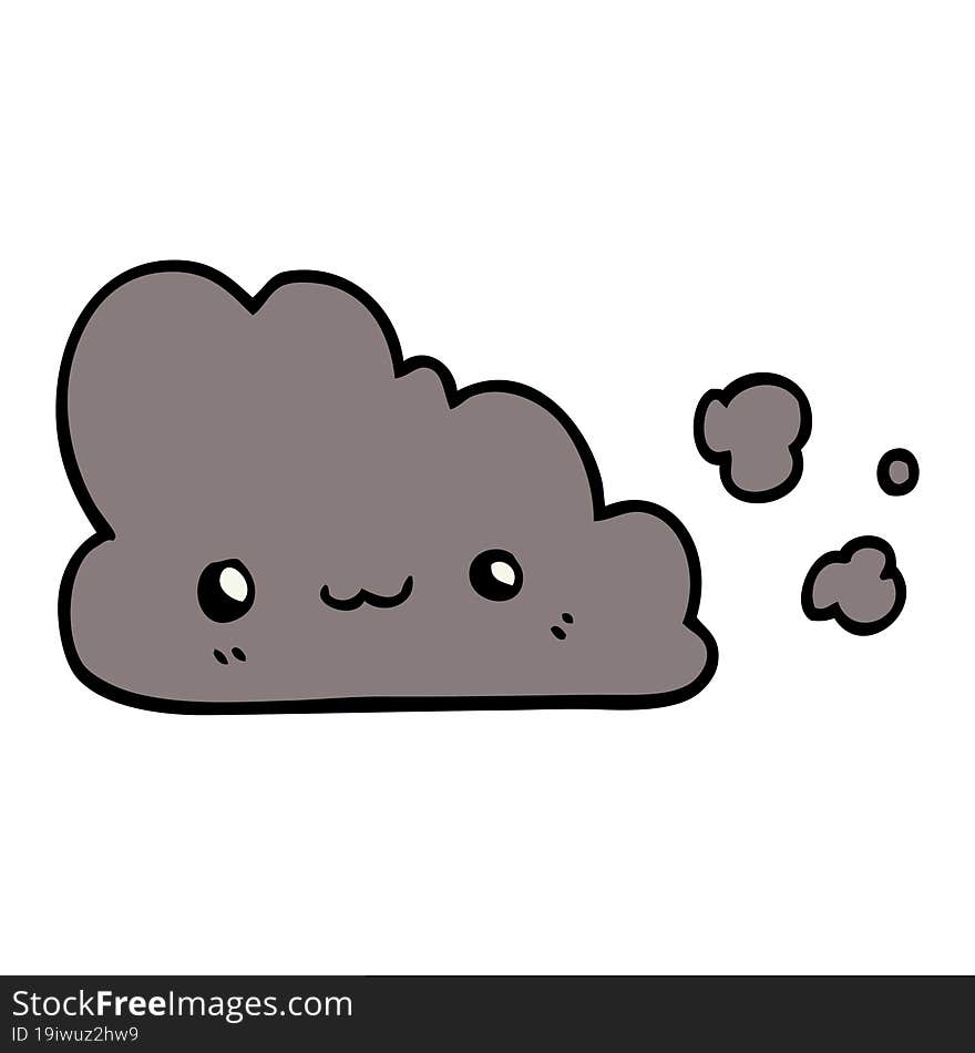 cute cartoon cloud